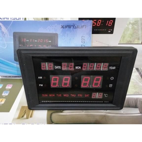 XIANYUN XY-2315 Electronic LED Digital Clock 23cm x 15cm /jam digital