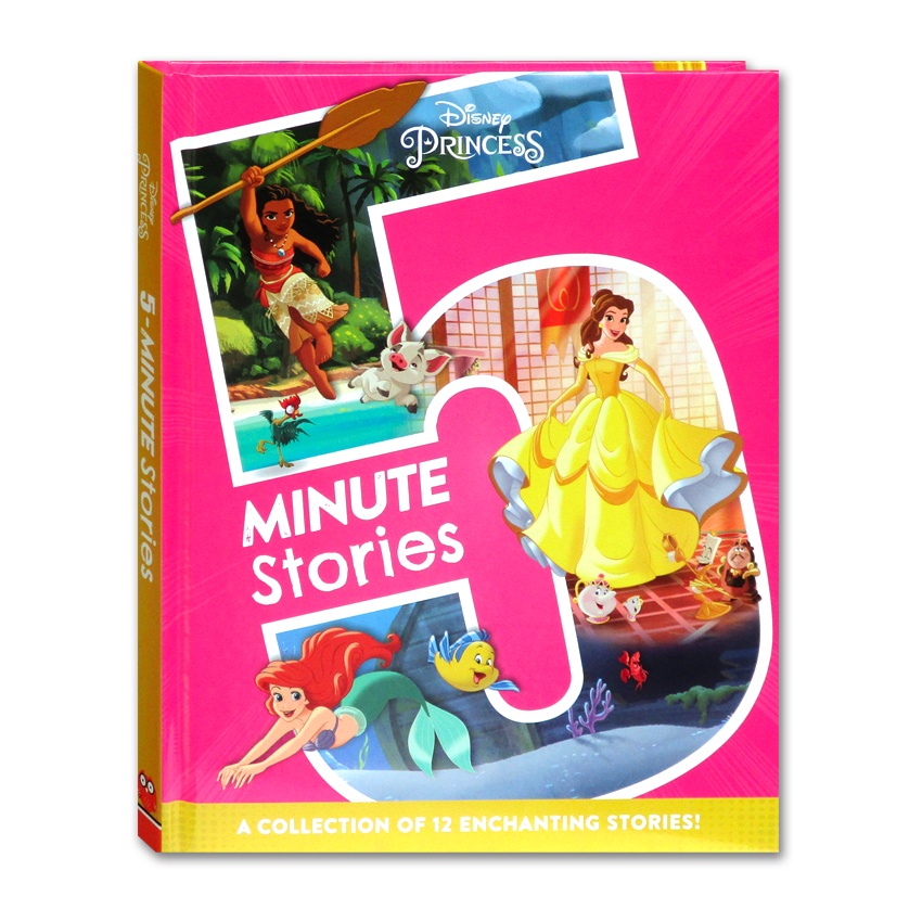 Disney Princess 5 Minute Stories (A Collection Of 12 Enchanting Stories)