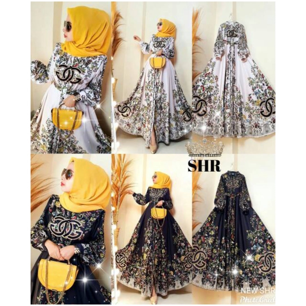 03 READY !! ORI SHR !! GAMIS MAXY DRESS ( Busui )