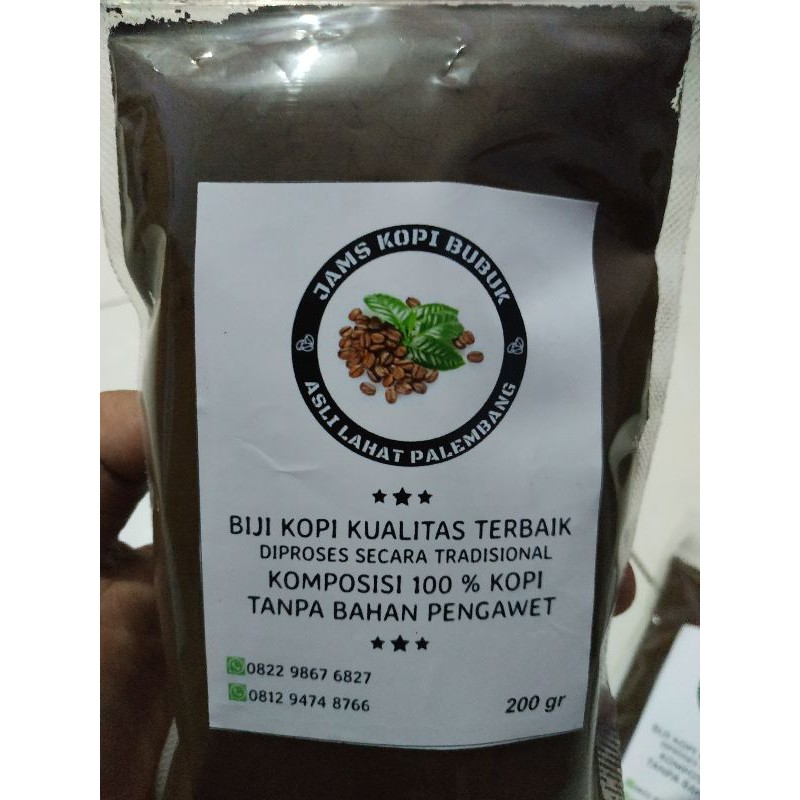 

Kopi bubuk asli daerah kota agung kota lahat sumatera selatan.