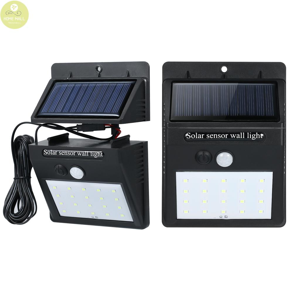 Solar Power LED Light PIR Motion Sensor Outdoor Security Lamp Wall Waterproof 