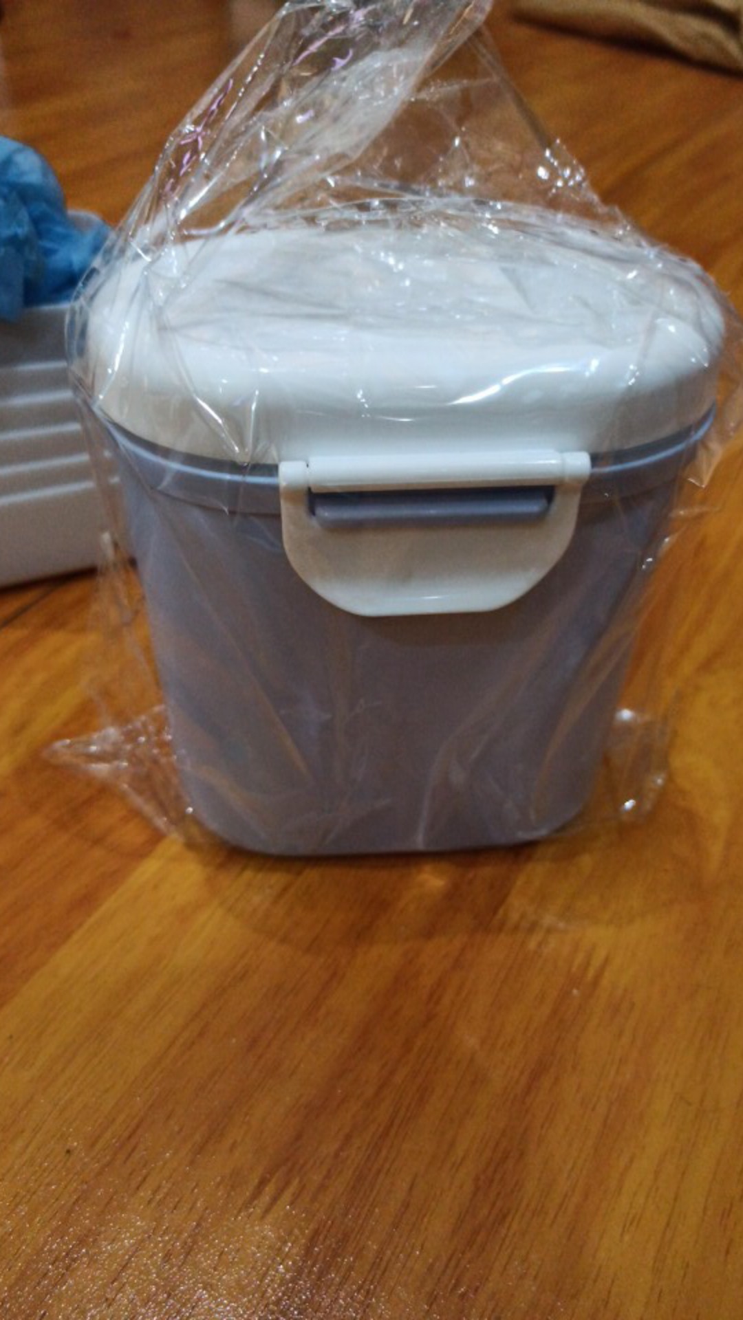 [import] - Shabby Kotak Tempat Penyimpanan Susu Bubuk Makanan Super Praktis Bahan Plastik Bpa Free