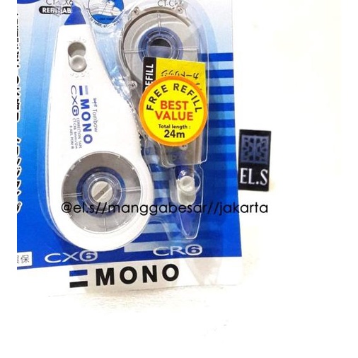 

✥ Tombow Correction Tape 6 mm + Refill - Tip-ex ➭