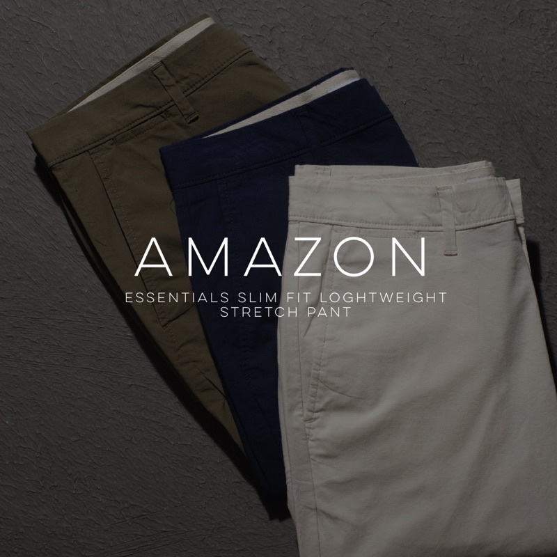 Celana Amazon Essentials Slim-Fit Lightweight Stretch Pant AMZ-PTS-02