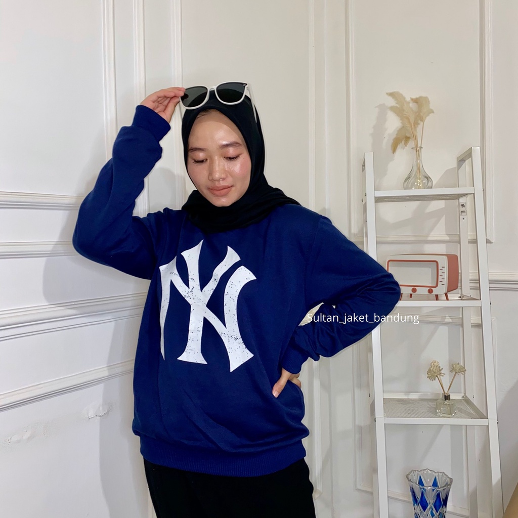 NY BIG LOGO SWEATER CRAWNECK || SWEWTER BASIC NEW ART