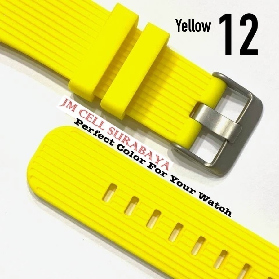 M42 Tali Jam 20mm Watch Strap Garmin D2 Air - Rubber SIlikon Vertical Garis