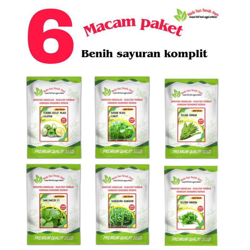Nada fast benih jaya - Benih sayuran komplit murah - bibit sayuran paket lengkap