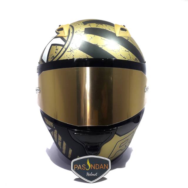 HELM KYT RC7 #17 BLACK DOF/GOLD