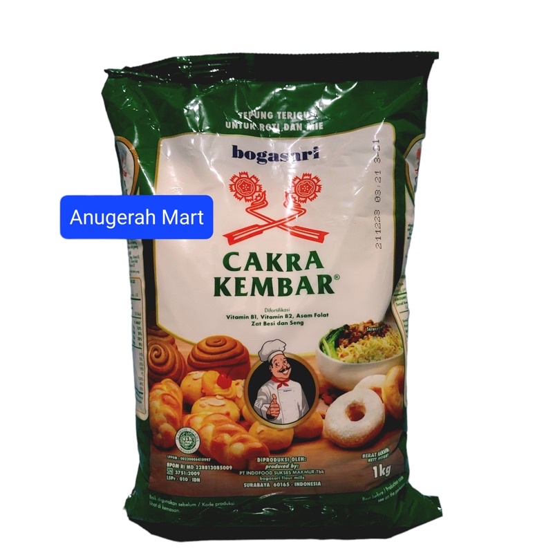 

Tepung Terigu Cakra Kembar 1Kg