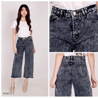  Bisa COD celana  jeans  kulot  rawis  7 9 wanita Shopee 