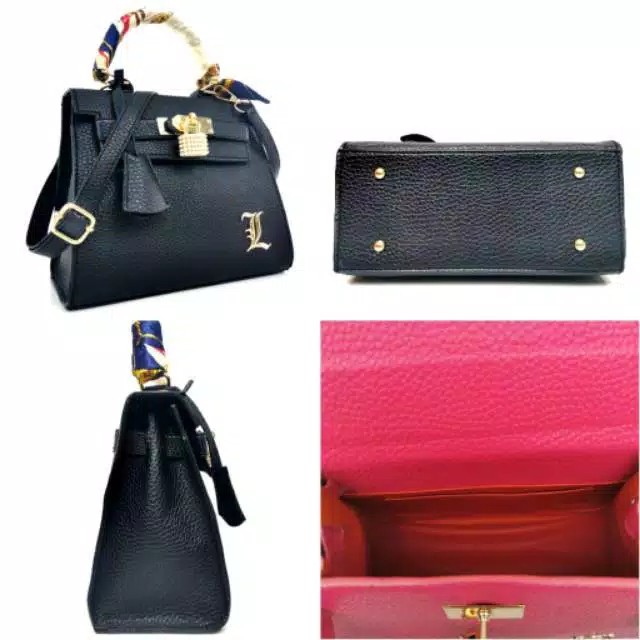 Tas Kally Togo Diamond Lock/Tas Selempang Branded Batam/Tas Bahu Import Murah