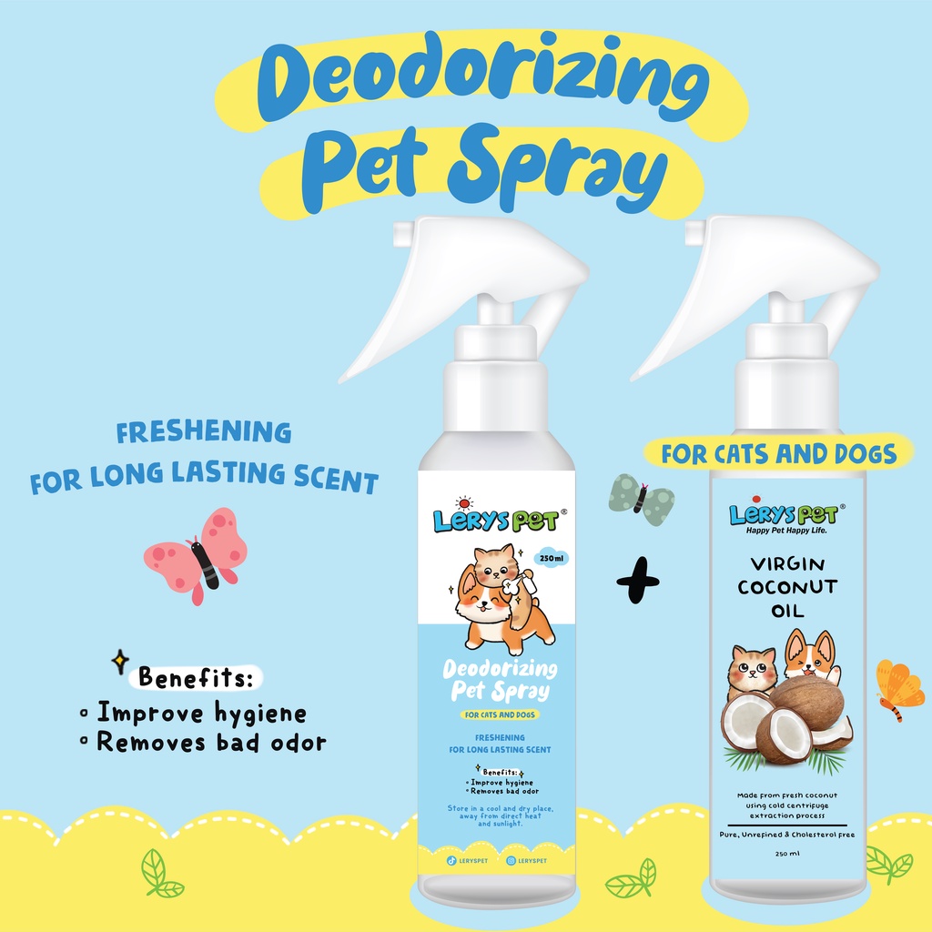 Deodorizing Pet Spray + VCO | Lerys