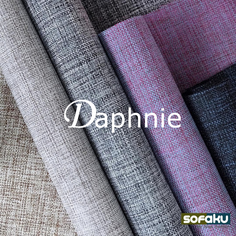 SOFAKU : DAPHNIE Regency Kain Kanvas Jepang Jok Sofa, Kain Baju, Kain Tekstil Polos Dapnie Minimalis