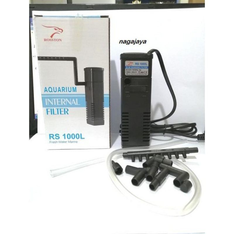 Rosston RS 1000L mesin pompa filter internal aquarium