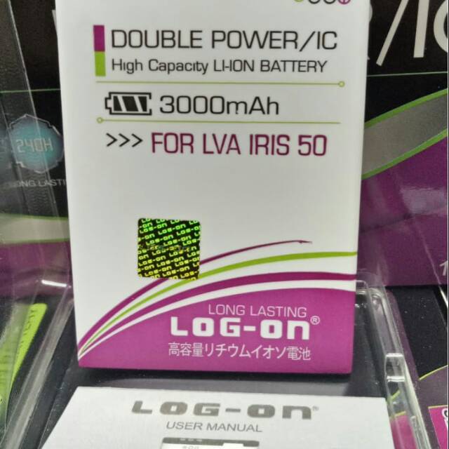 Baterai Lava Iris 50 LBI 12000025 Lava Iris 50