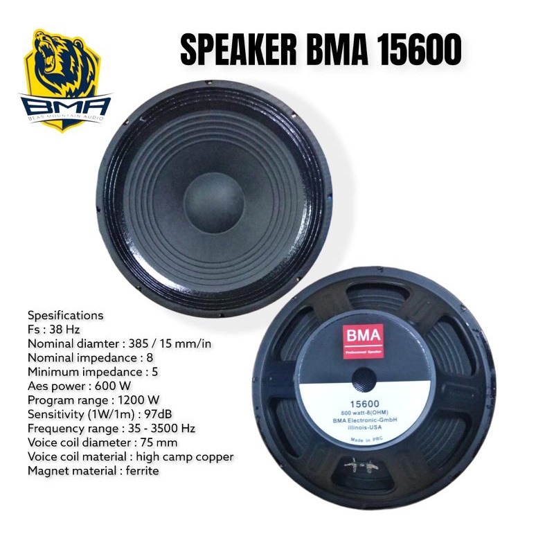 BMA Speaker 15600 #Ready Stock langsung pesan#