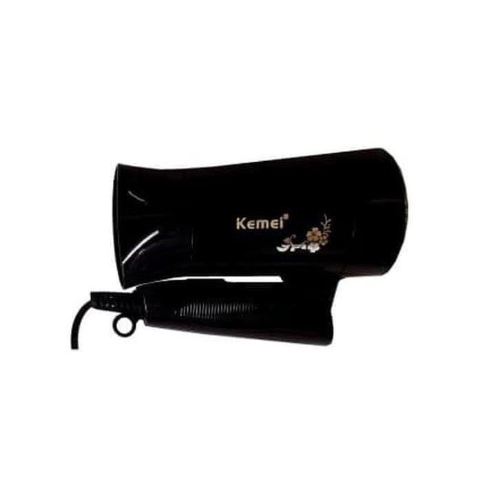 KEMEI HAIR DRYER MINI LIPAT ALAT PENGERING RAMBUT 2 in 1