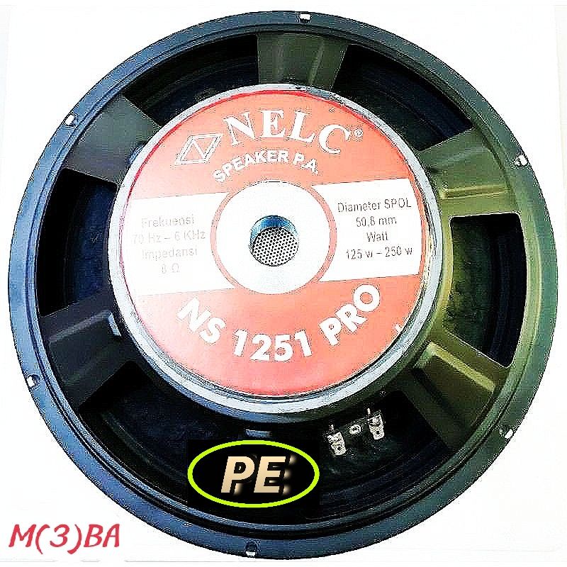 SPEAKER 12"  FULLRANGE  NELC  NS1251  PRO