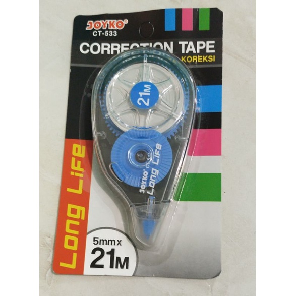 

JOYKO.CORRECTION TAPE PITA COREKSI CT-553 .5MM .21.M (1pcs)