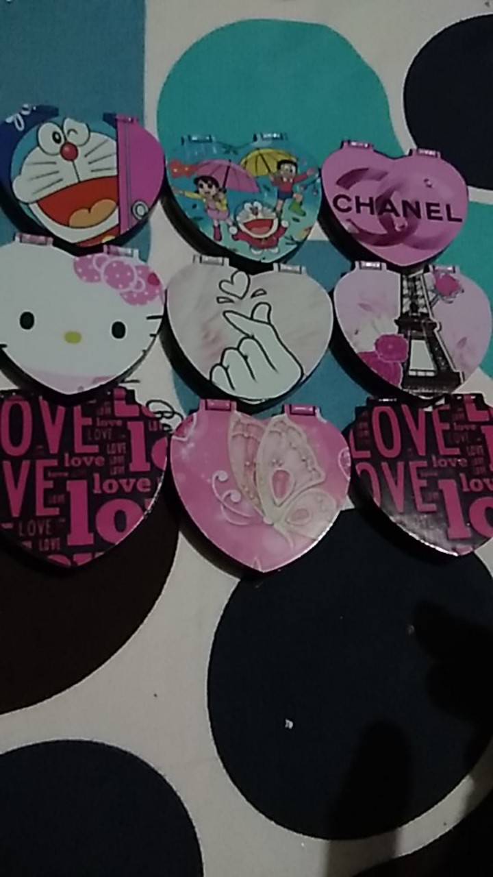 Cermin Lipat Dengan Ring Hp Cermin Standing Mirror Hp