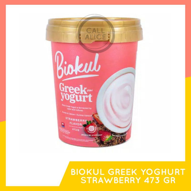 

YOGHURT BIOKUL GREEK YOGURT STRAWBERRY 473gr