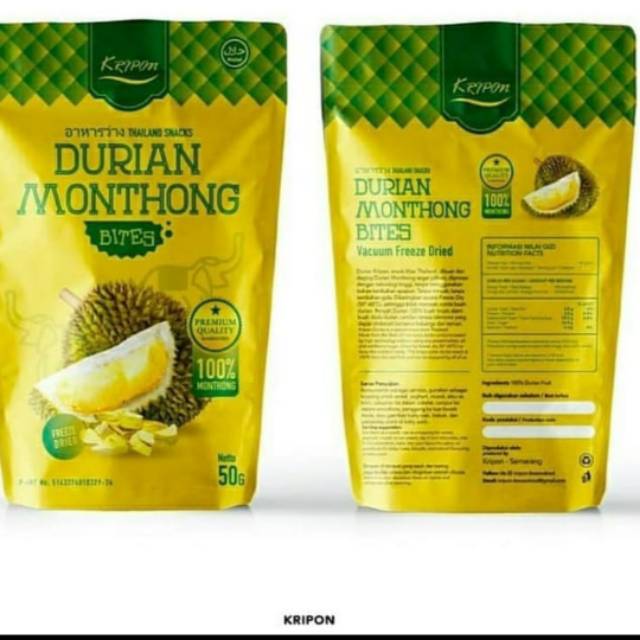 

Kripon Freeze Dried Durian