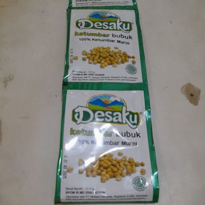 

Ketumbar bubuk per pcs isi 12,5 gram