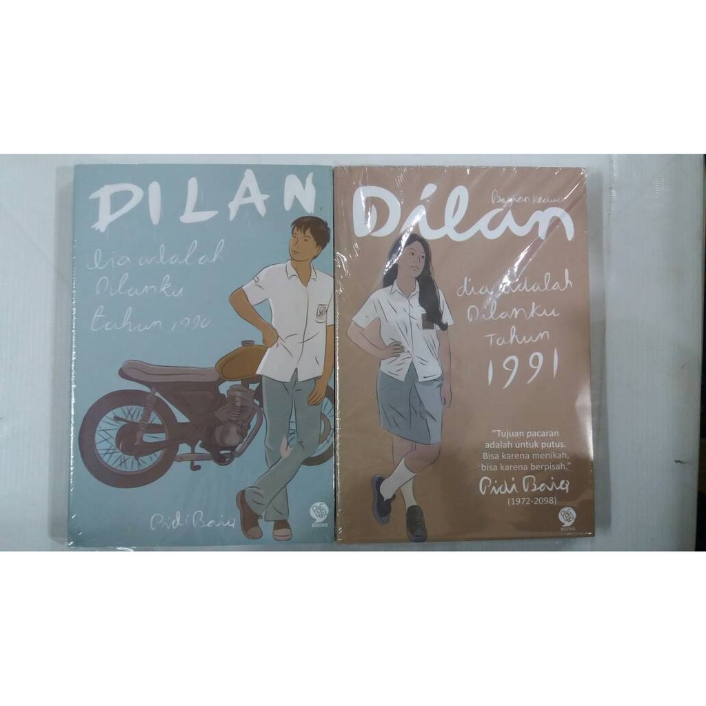 Satu Paket NOVEL DILAN Isi 2 Buku Shopee Indonesia