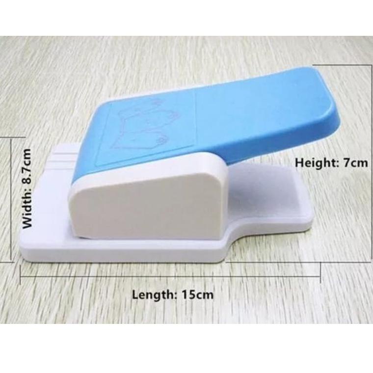 

[PRODUK CE9WP] Tag Puncher Bookmark Embossing Gift Hang Tag Paper Punch 3 size in 1 HEG