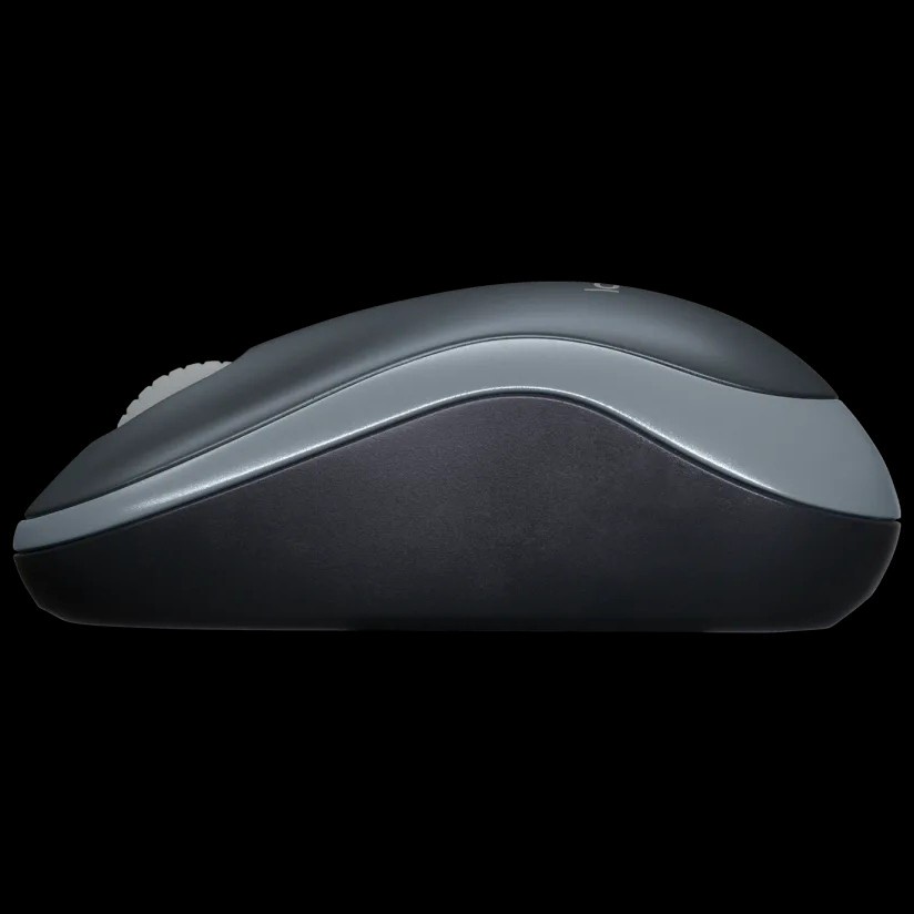 Logitech M185 Swift Grey Mouse Wireless Compact untuk Windows, Mac, ChromeOS ABU ABU