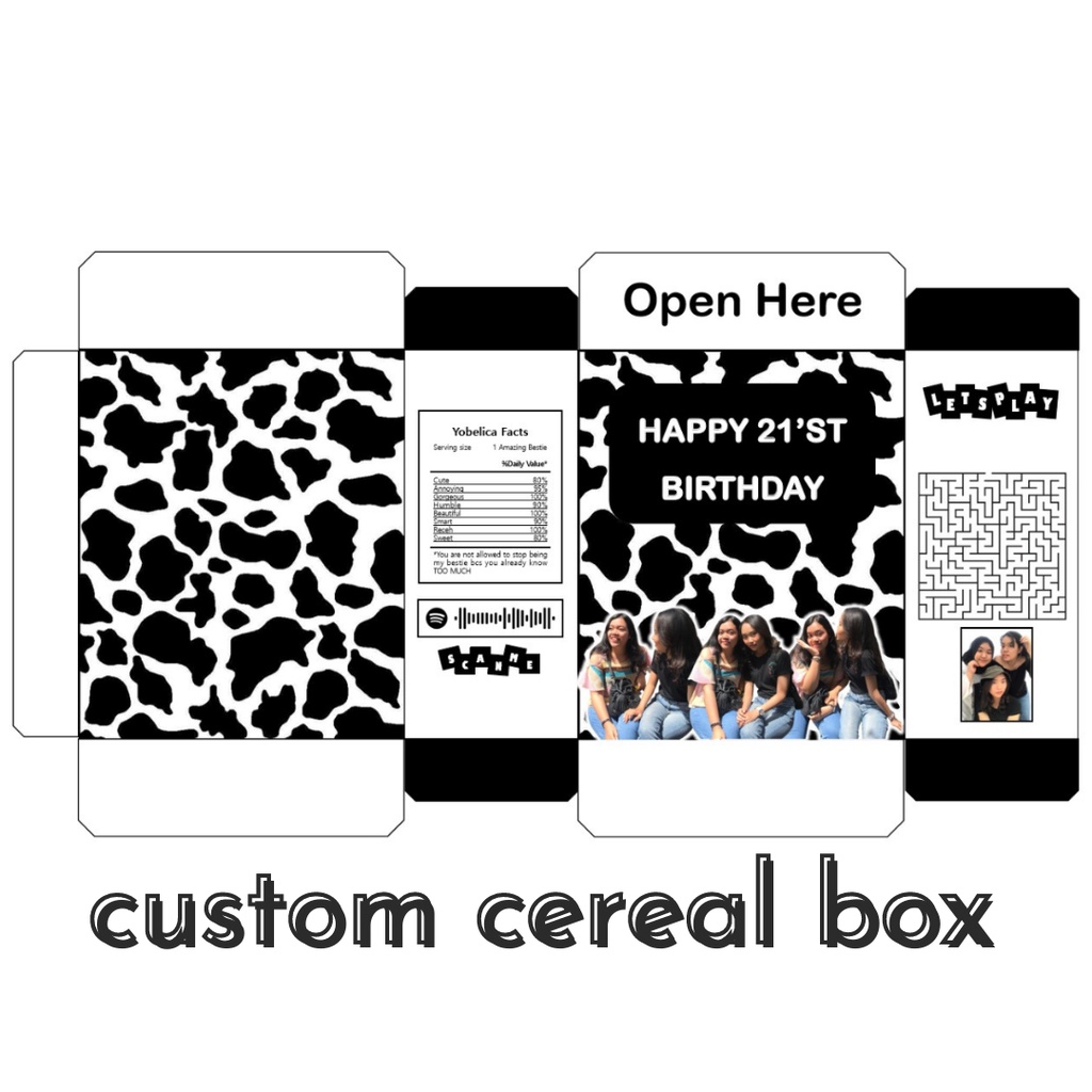 

custom cereal box