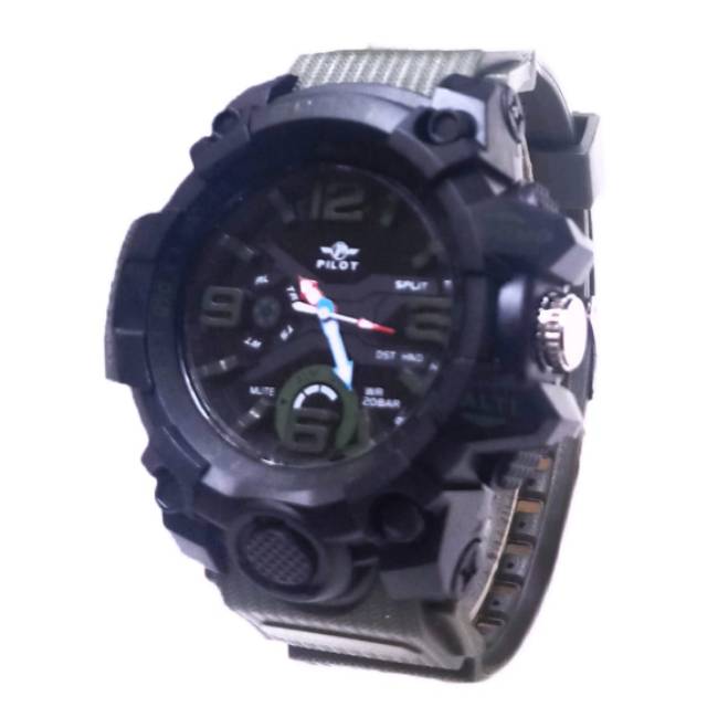 Jam Tangan Pria Kasual Sporty Anti air Crono Off PLT-1543