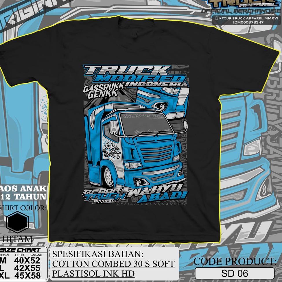 "Thb31au22e" KAOS TRUCK ANAK KURIR RAWIT KAOS TRUCK OLENG ANAK LAKI LAKI USIA 8-12 TAHUN KAOS TRUCK 