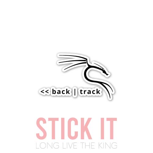 

Stiker sablon setrika DTF kaos baju sticker vinyl back track linux 4