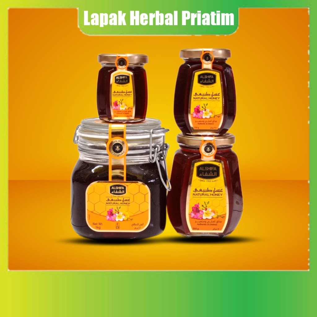 

Madu Alshifa Natural Honey Original Madu Arab 1kg, 500 gram, 250 gram, 125 gram