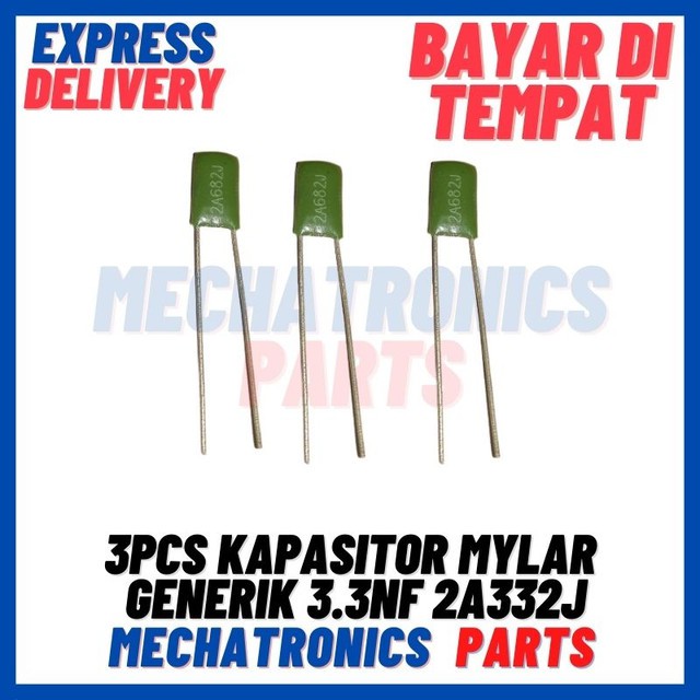 [PAS-9285] KAPASITOR MYLAR GENERIK 6.8nF 2A682J