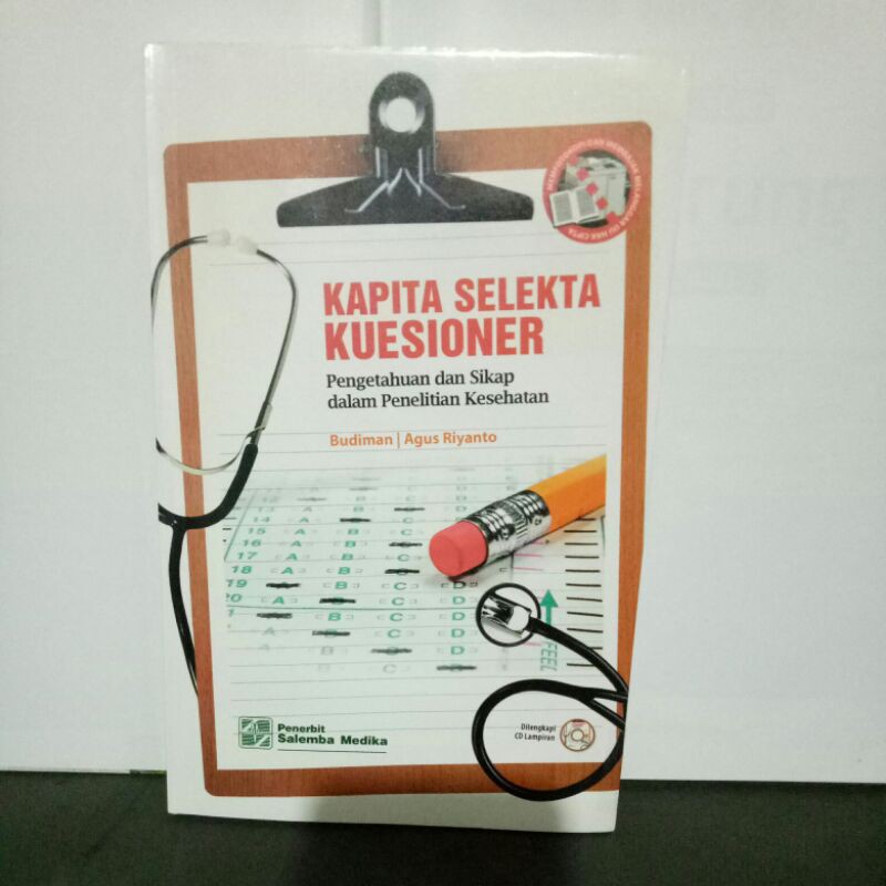 Jual Buku Kapita Selekta Kuesioner Pengetahuan Dan Sikap Dalam ...