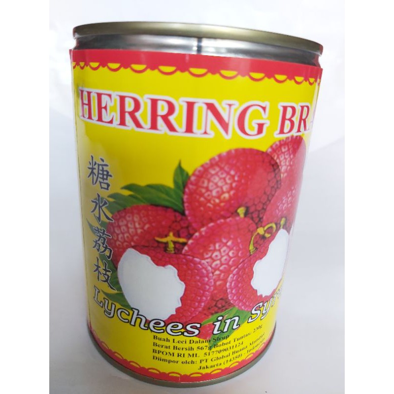 

Lychees In Syrup Herring Brand