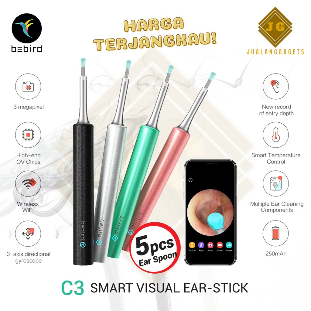 BEBIRD C3 Ear Cleaning WIFI Visual Earpick Korek Kuping - Resmi