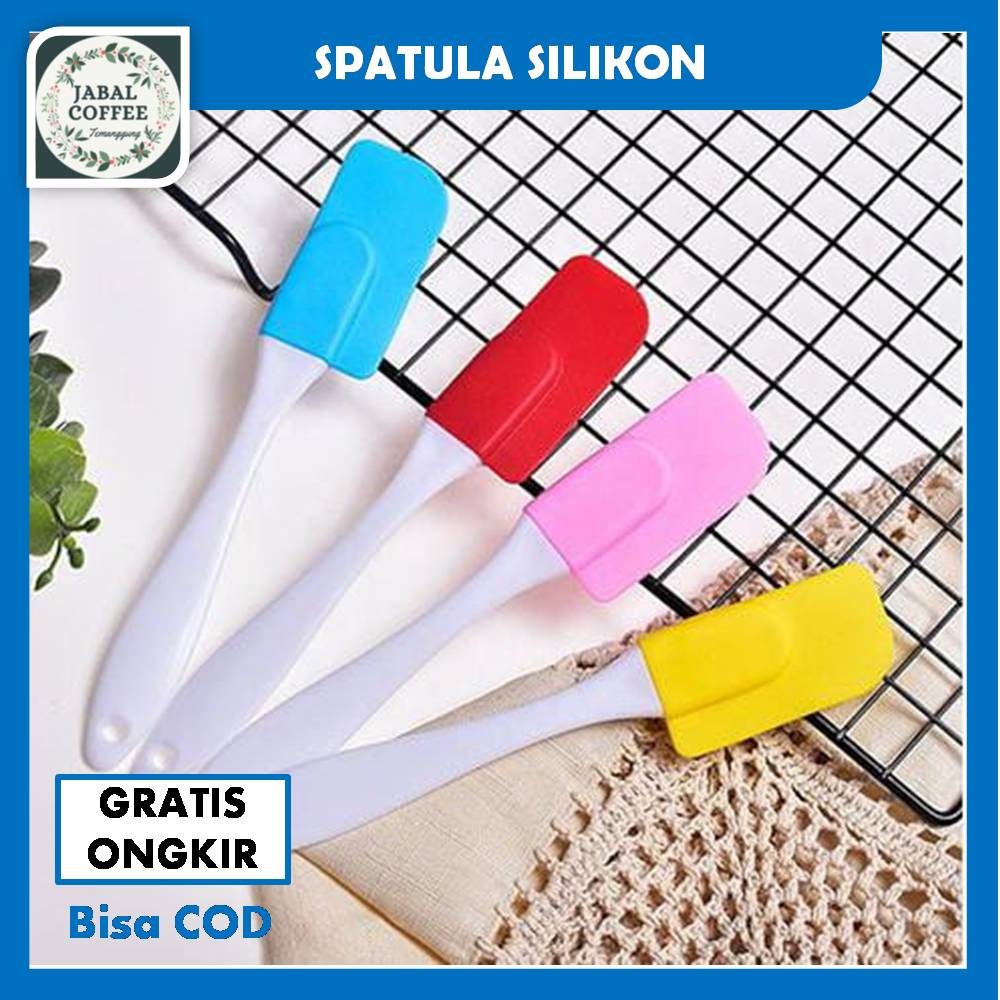 Spatula Silikon Warna / Spatula Masak Silikon Plastik / Sodet Silikon J134