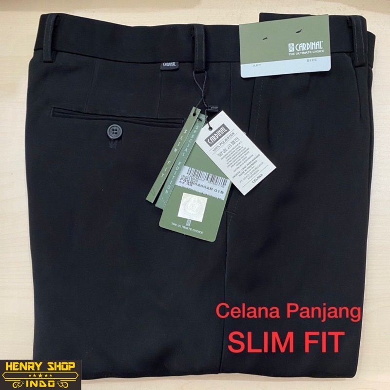 Celana Cardinal Formal SLIM FIT Original / Celana Bahan Kerja Formal Cardinal Slimfit