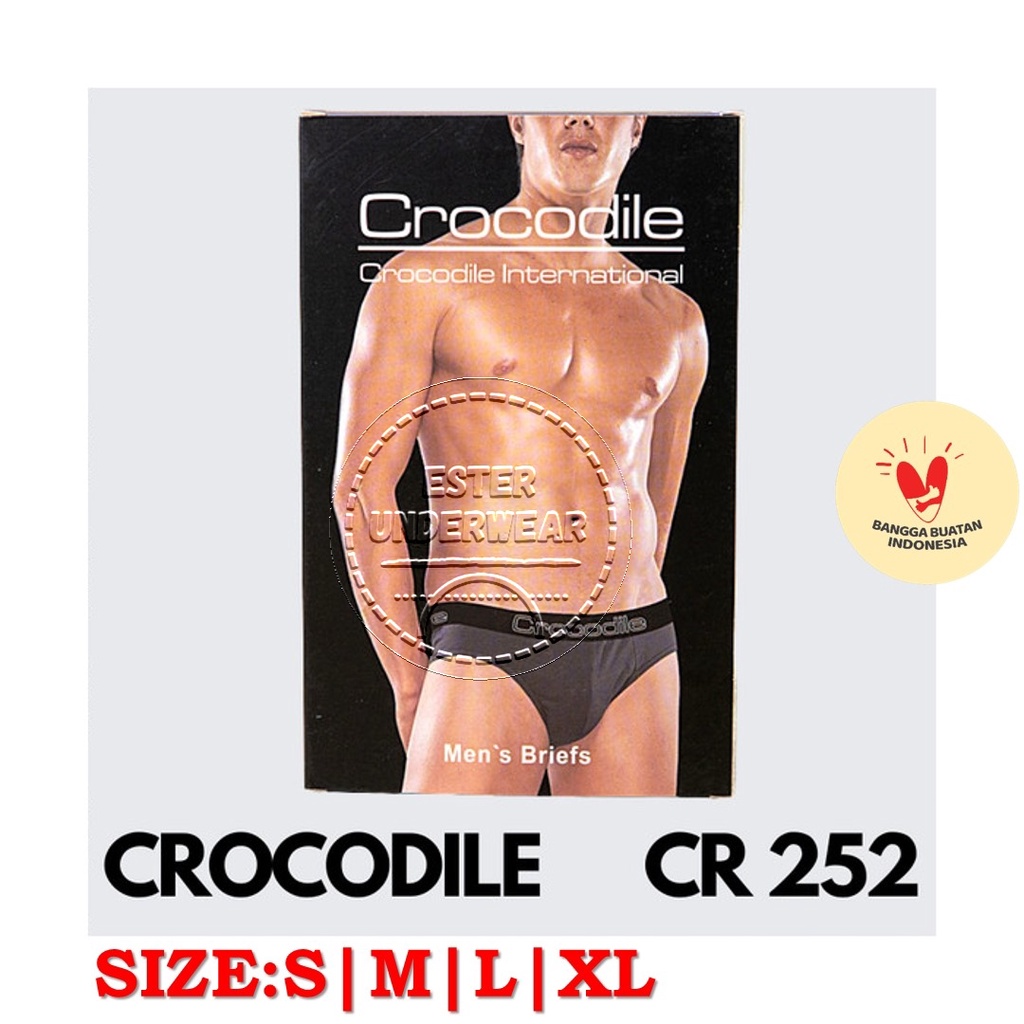 Celana Dalam Pria CROCODILE CR 252 ISI 3PCS|Celana Dalam Pria