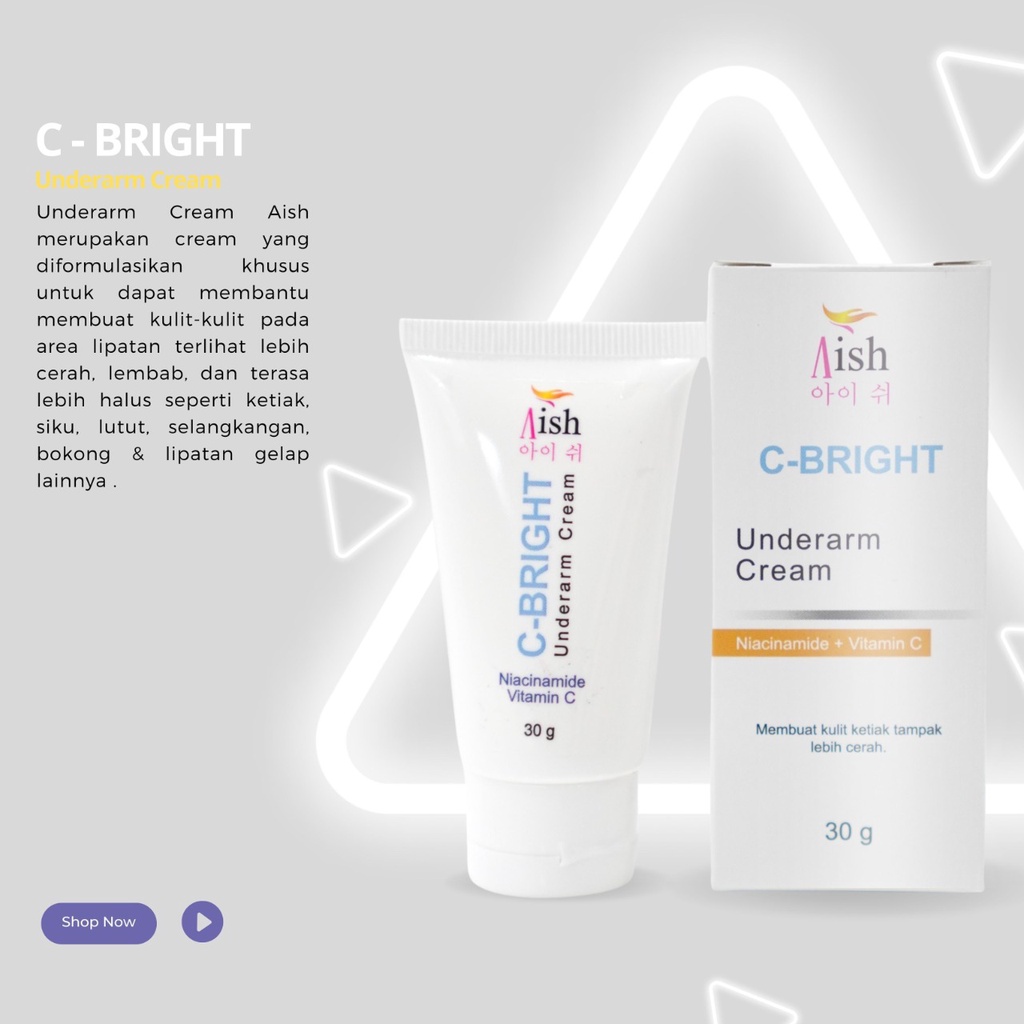 Jual Aish Underarm Cream Krim Pemutih Ketiak dan Selangkangan Hitam