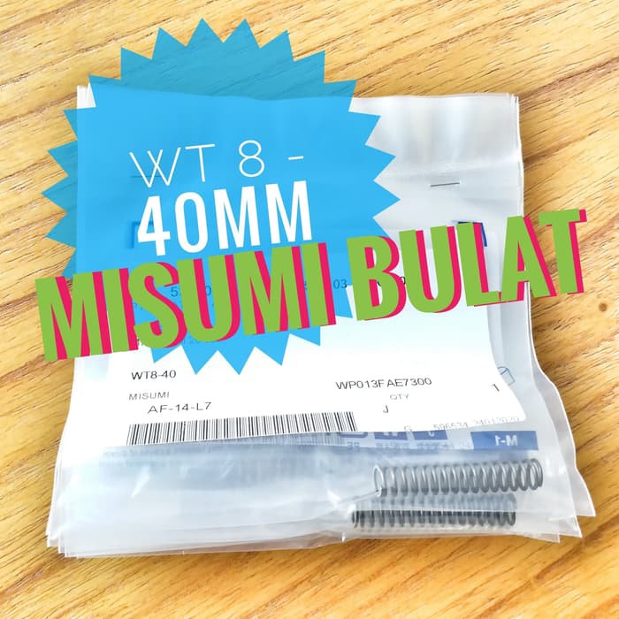 Solusi Per Misumi Bulat WT od8 40mm - Per Pcp - Per Valve Pcp - Misumi Ori terbaik