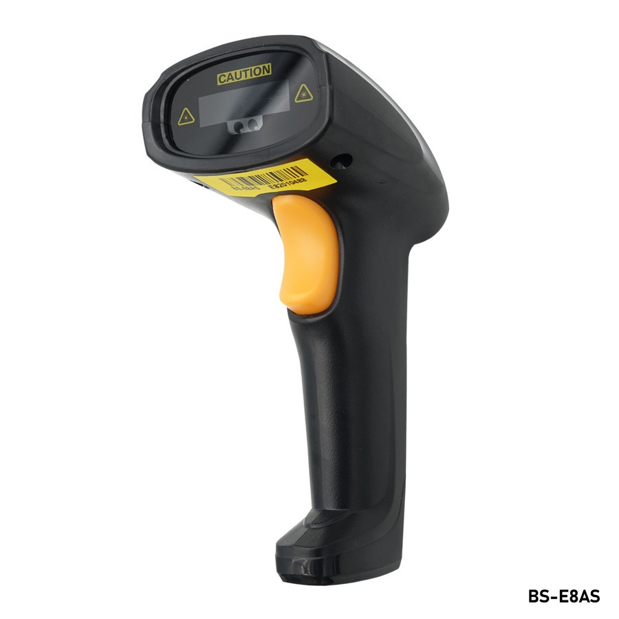 1D Laser Barcode Scanner IWARE BS - E8AS Auto Stand USB GARANSI - BARCODE SCANNER MURAH FREE STAND