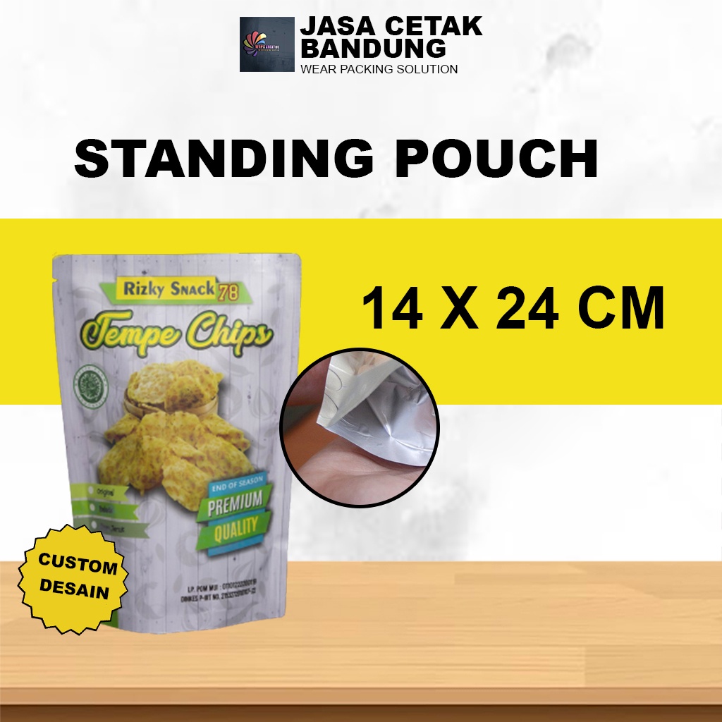 

KEMASAN CUSTOM STANDING POUCH UKURAN 14x24