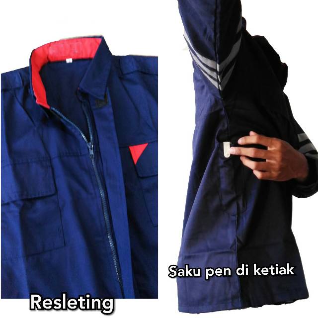 Wearpack / Baju safety / jaket safety / baju proyek / seragam safety /