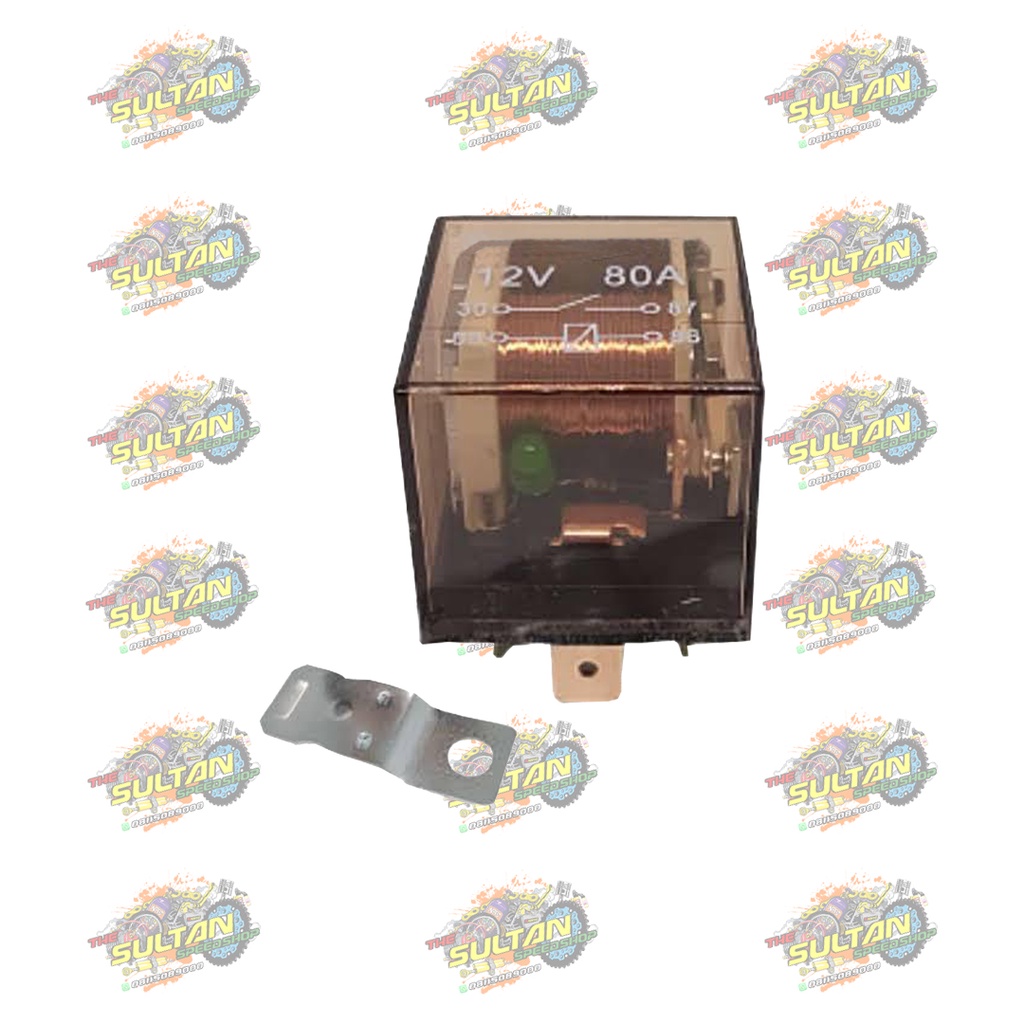 RELAY KLAKSON TRANSPARAN 40 AMPERE