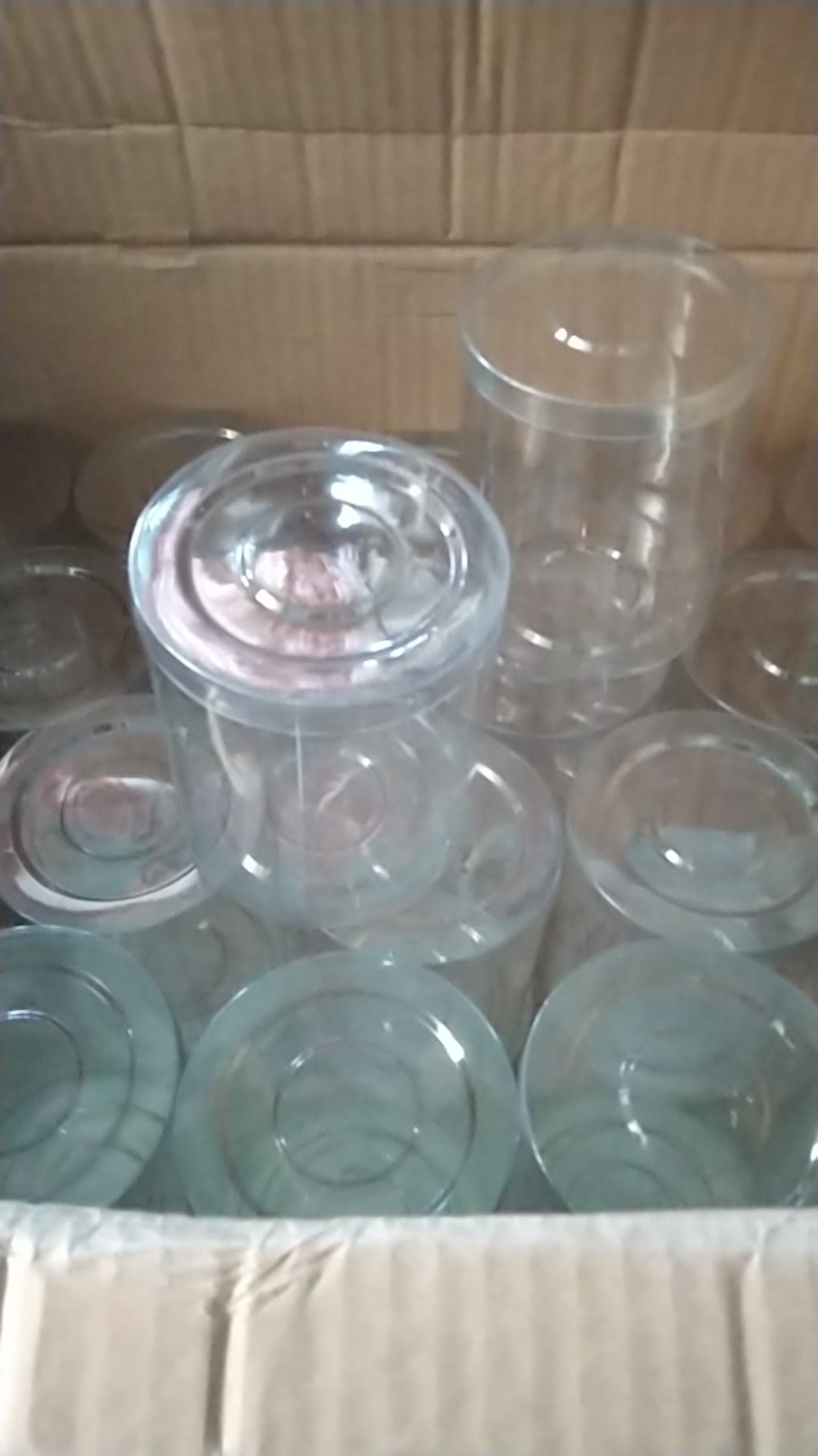 Tabung Mika 8x10 Kemasan Toples Bundar Plastik