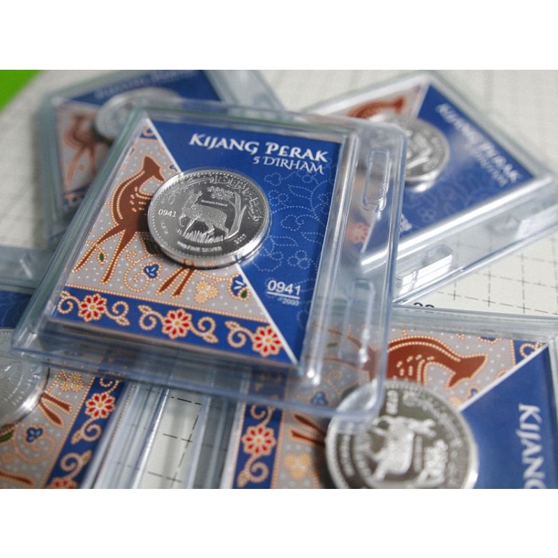 Koin Perak 5 Dirham Kijang